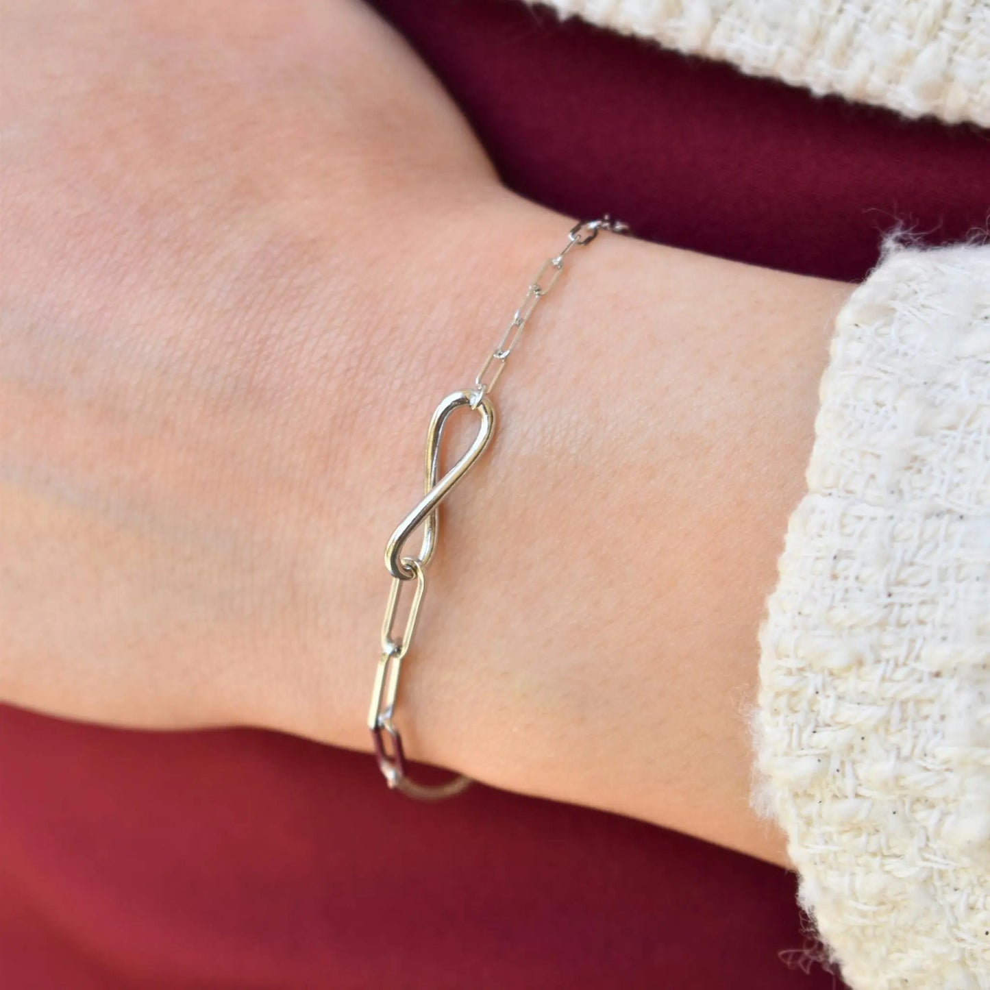 The Infinite Link - 925 Sterling Silver Velmont Lebanon