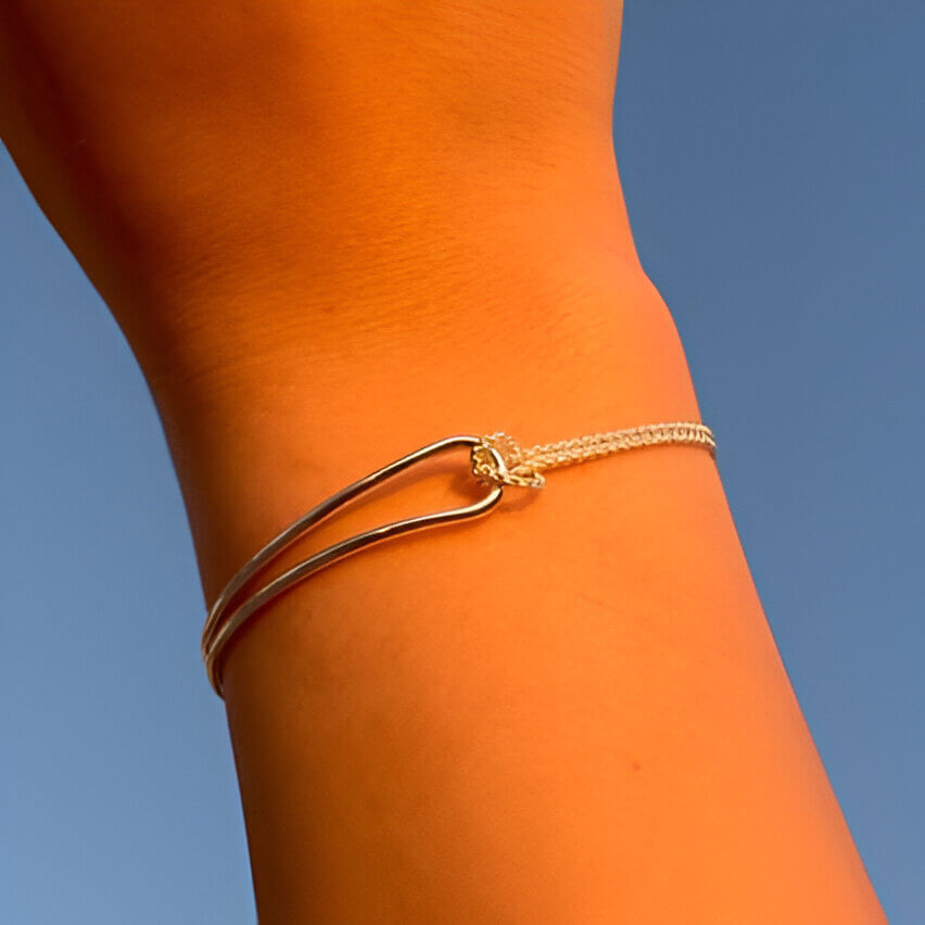 The Love Knot - 925 Sterling Silver Bracelet