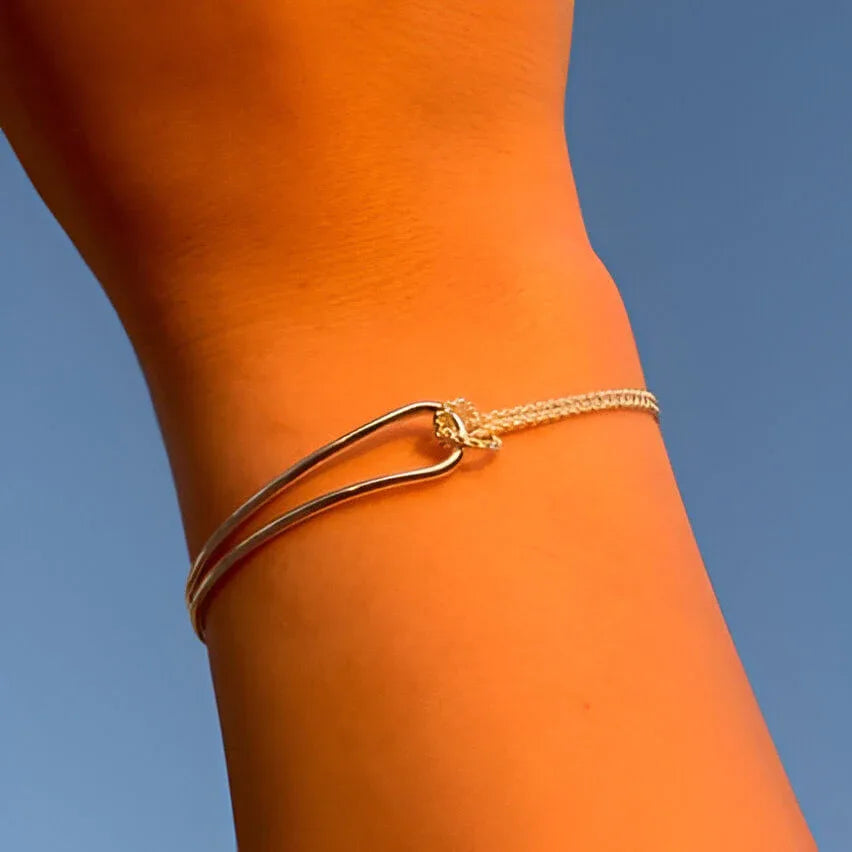 The Love Knot - 925 Sterling Silver Bracelet - Velmont Jewelry