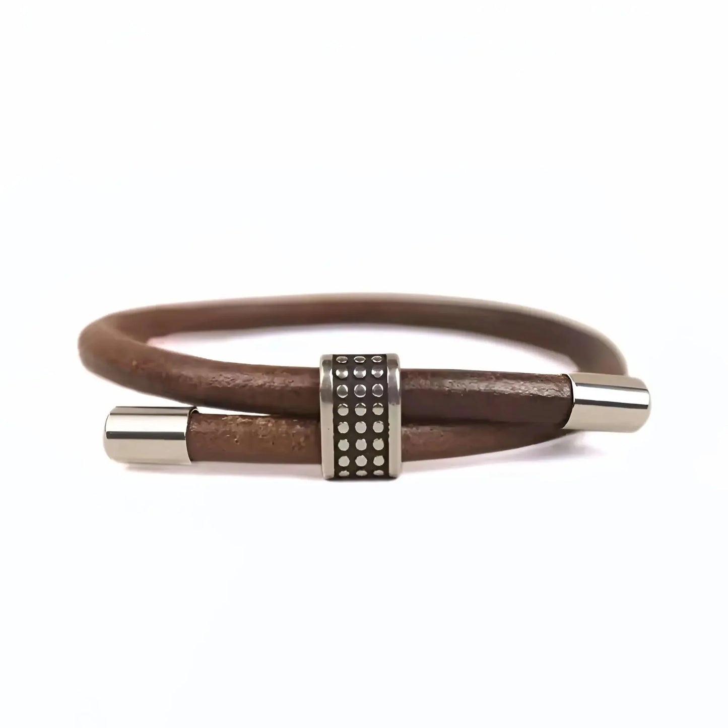 MASSIMO x Velmont - The Leather Union - Stainless Steel - Velmont Jewelry