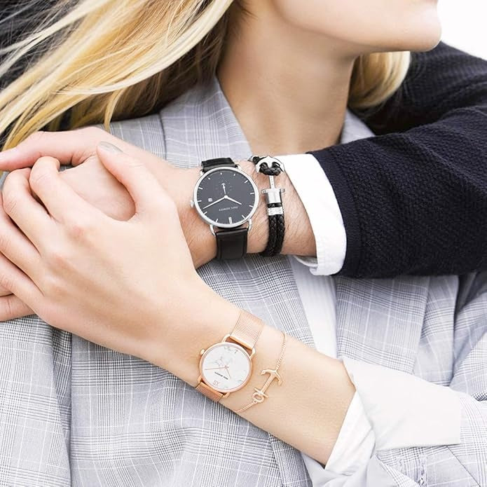 Paul Hewitt x Velmont - Phrep Leather Black / Silver Bracelet
