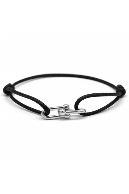 Bond of Trust - Stainless Steel Bracelet One Size (Adjustable) Black in Lebanon