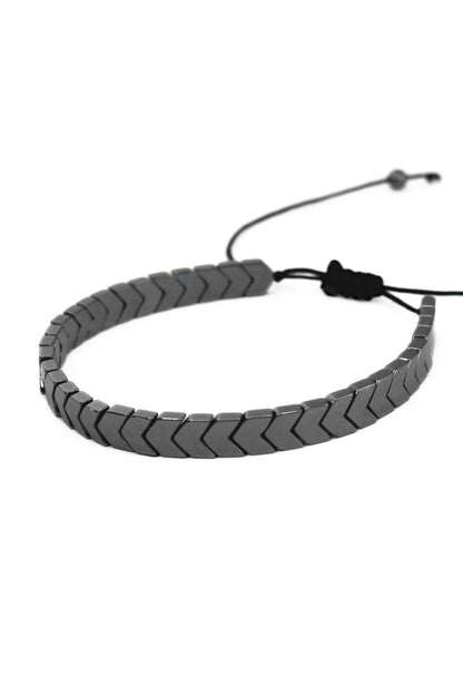 007 (The Original) - Hand Carved Hematite Bracelet