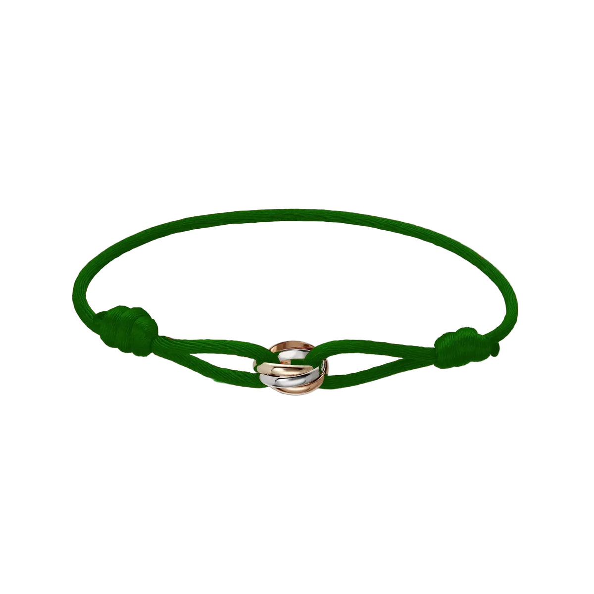 Trinity Bracelet - 18k Gold Coated One Size Olive Green in Lebanon