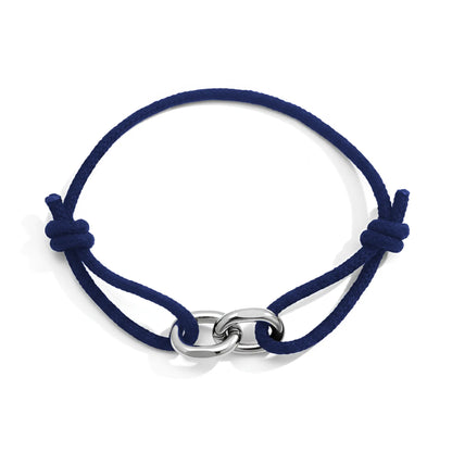 United - Stainless Steel Bracelet One Size Navy Blue in Lebanon
