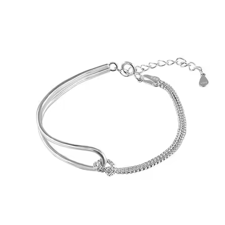 The Love Knot - 925 Sterling Silver Bracelet